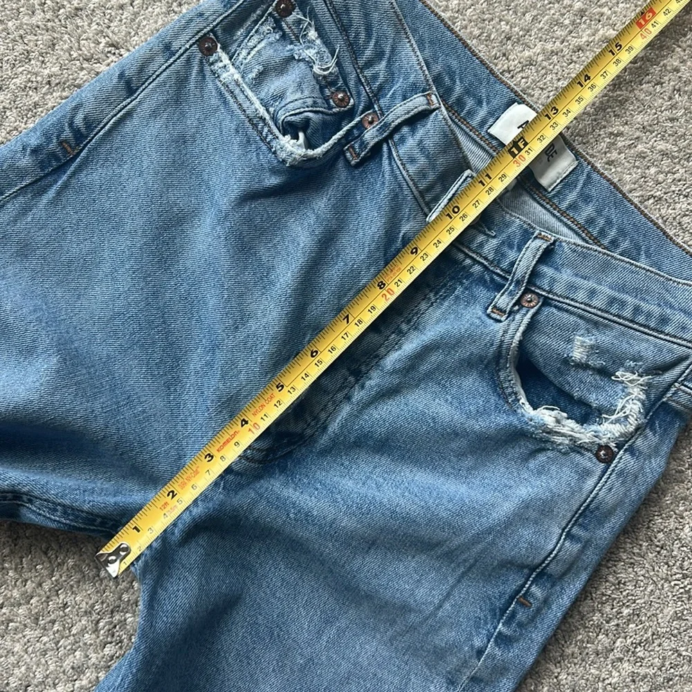 Agolde Nico High Rise Slim Fit colorway is Rooted size 24 - Picture 11 of 13
